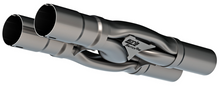 Load image into Gallery viewer, Borla SwitchFire X-pipe 2.5I.D. INLETS 2.5in. O.D. OUTLETS Notched