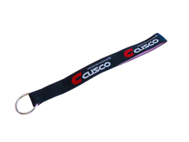 Cusco Keychain with Ring - Black Strap with Cusco Logo