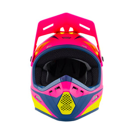 Answer 26 AR1 Mototown Helmet Matte Pink/Hyper Acid/Dark Blue Youth - Large