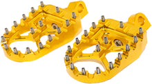 Load image into Gallery viewer, Bikers Choice Male Mount BMX Style Gold Footpegs Pr