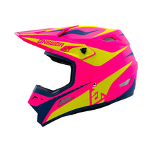 Load image into Gallery viewer, Answer 26 AR1 Mototown Helmet Matte Pink/Hyper Acid/Dark Blue - Small
