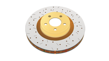 Load image into Gallery viewer, DBA 04-12 Subaru STi/2017 BRZ w/Perf. Pkg. 10 Stud Hole Front Drilled &amp; Slotted 4000 Series Rotor