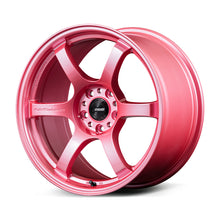 Load image into Gallery viewer, Gram Lights 57CR 18x9.5 +38 5x114.3 Sakura Pink Wheel (w/ Center Cap &amp; No. 21 BK Air Valve)