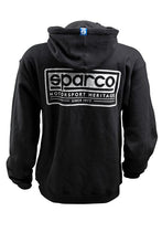 Load image into Gallery viewer, Sparco Sweatshirt Hooded Heritage Blk Me