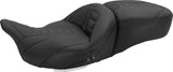 Mustang 08-21 Harley Electra Glide, Rd Glide, Rd King, Str Glide Heated 1PC Seat Deluxe-Black