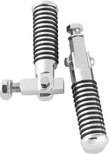 Load image into Gallery viewer, Bikers Choice 72-81 FX/XL 82-94 FXR 84-00 Softail Chrome Block Mount O-Ring Footpeg Kt 1/2-20 Thread