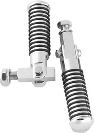 Bikers Choice 72-81 FX/XL 82-94 FXR 84-00 Softail Chrome Block Mount O-Ring Footpeg Kt 1/2-20 Thread