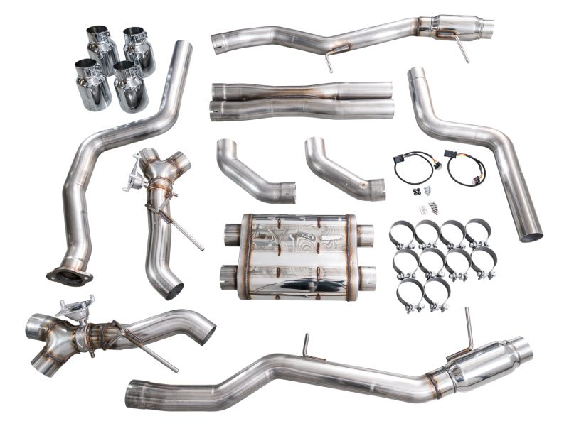 AWE Tuning 22-26 Cadillac CT5-V Blackwing SwitchPath Exhaust - Chrome Silver Tips