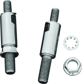 Kuryakyn Raised Mirror Adaptors Metric Models (Excluding Yamaha) Chrome