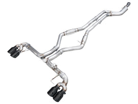 AWE Tuning 22-26 BMW M240i (G42) Track Edition Exhaust - Diamond Black Tips