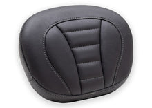 Load image into Gallery viewer, Mustang 08-21 Harley Road King, 08-23 Street Glide Trike Sissy Bar Pad (12 inch x 9 inch) - Black
