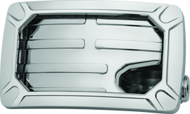 Kuryakyn Nova Curved Horizontal Mount Side License Plate Holder Chrome