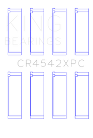 King Engine Bearings Honda K-Series pMaxKote Performance Rod Bearing Set - Size STDX