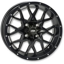 Load image into Gallery viewer, ITP Hurricane 18x6.5 / 4x156 BP / 4+2.5 Offset Gloss Black Wheel