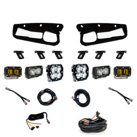 Baja Designs 21-25 Ford Bronco Squadron 2.0 Pro (Spot) & S2 Pro D/C / S2 SAE Ambr FPK ST Bmpr w/UP