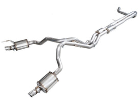 AWE Tuning 2021+ Cadillac Escalade 6.2L ESV 0FG Dual Exit Exhaust System (Reuses OE Tips)