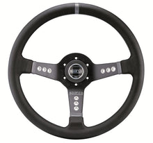 Load image into Gallery viewer, Sparco Steering Wheel L777 Leather Black