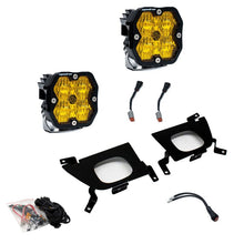 Load image into Gallery viewer, Baja Designs 19-22 Chevy 1500 / 20-22 2500/3500 Squadron Sport 2.0 Fog Pocket Kit (WC) - Baja Amber
