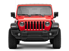 Load image into Gallery viewer, Raxiom 18-22 Jeep Wrangler JL/JT Axial 9-Inch LED Headlights w/RGB Halo- Black Housing (Clear Lens)