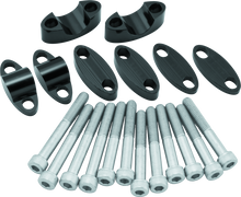 Load image into Gallery viewer, BikeMaster Aluminum Handlebar Risers 7/8in - Black