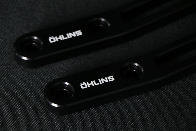 Ohlins 14-26 Harley FL Touring STX 36 Twin Blackline 13in Blk Reservoir Shocks 150lb - Max 500lb