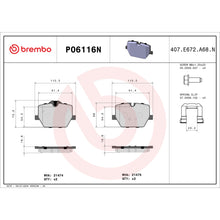 Load image into Gallery viewer, Brembo OE 20-23 BMW M340i/19-23 Z4/20-24 Toyota GR Supra PRIME Ceramic Brake Pad - Rear