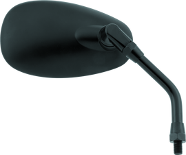 BikeMaster American Mirror 10mm Matte - Each - Black