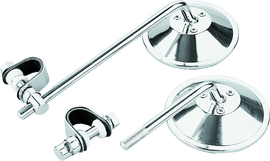 BikeMaster Universal Clamp On Mirror 8in Stem