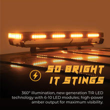 Load image into Gallery viewer, Putco 48In Universal 48In Tri Color Hornet Light (Amber/Blue/White) - LED Stealth Rooftop Strobe Bar