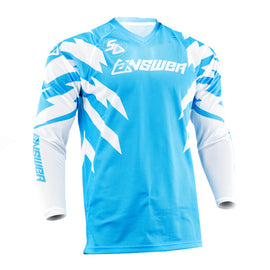 Answer 26 LE Syncron Rizz Vented Jersey Cyan/White/Black Youth - Large