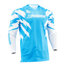 Load image into Gallery viewer, Answer 26 LE Syncron Rizz Vented Jersey Cyan/White/Black - Small