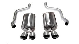 Corsa 2005-2007 Chevrolet Corvette C6 6.0L V8 Black Sport Axle-Back Exhaust