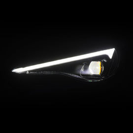 AlphaRex 13-20 Toyota GT86/Subaru BRZ/Scion FRS LUXX-Series LED Proj Hdlights Black Seq Signal/DRL