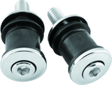 Bikers Choice 73-17 Chrome Flush Mount Handlebar Bushing Kit 1/2-13