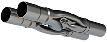 Load image into Gallery viewer, Borla SwitchFire X-pipe 2.5I.D. INLETS 2.5in. O.D. OUTLETS Un-Notched