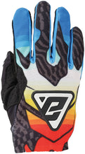 Load image into Gallery viewer, Answer Aerlite Drip Gloves Black/White/Rainbow Youth - Medium