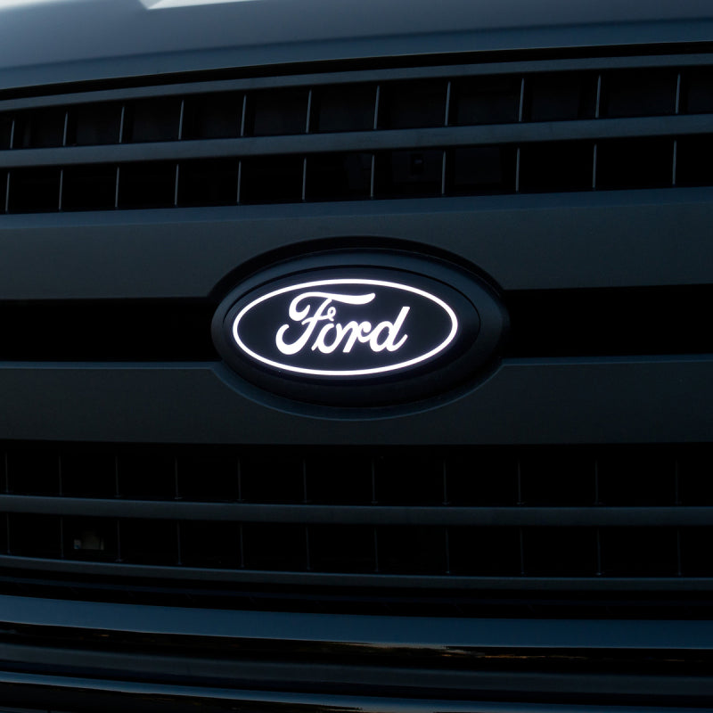 Putco 18-20 Ford F-150 Front Luminix Ford LED Emblem - Fits Honeycomb Grille