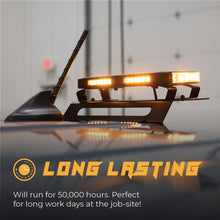 Load image into Gallery viewer, Putco 48In Universal 48In Tri Color Hornet Light (Amber/Blue/White) - LED Stealth Rooftop Strobe Bar