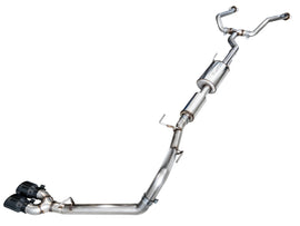 AWE Tuning 0FG Exhaust for 3rd Gen Toyota Tundra - Dual Diamond Black Tips