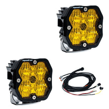 Load image into Gallery viewer, Baja Designs Squadron 2.0 Sport LED Wide Cornering (Pair) - Baja Amber