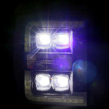 Load image into Gallery viewer, AlphaRex 11-16 Ford F-350 SD NOVA LED Projector Headlights Plank Style Blk w/Activ Light/Seq Signal