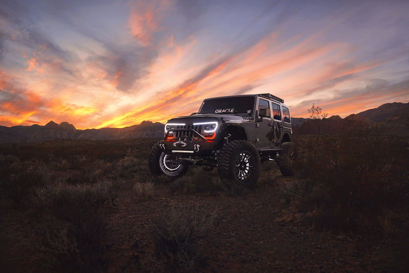 Oracle VECTOR Series Full LED Grille - Jeep Wrangler JK - NA