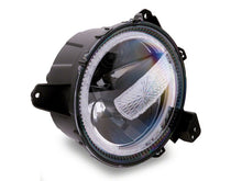 Load image into Gallery viewer, Raxiom 18-23 Jeep Wrangler JL Axial Series 9-In LED Headlights- Black Housing (Clear Lens)