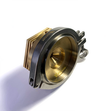 Load image into Gallery viewer, Ticon Industries Tig Aesthetics 3in Universal V-Band Heat Sink w/ Purge - Tellurium Copper