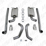 MBRP 11-12 Ford Shelby GT 500 T304 3in Cat Back Dual Split Rear Race Version 4.5in Tips