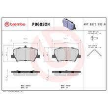 Load image into Gallery viewer, Brembo OE 19-24 Volvo XC40 PRIME Ceramic Brake Pad - Rear