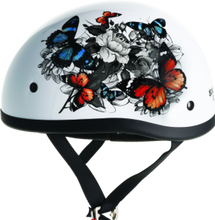Load image into Gallery viewer, Skid Lids White Rose Original Helmet - Small