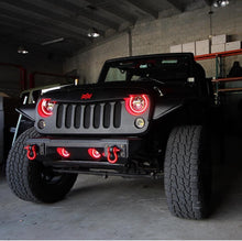 Load image into Gallery viewer, Oracle 7in High Powered LED Headlights - Black Bezel - ColorSHIFT - BC1