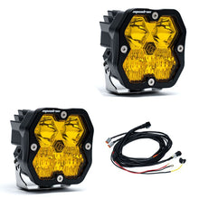 Load image into Gallery viewer, Baja Designs Squadron 2.0 Sport LED Driving/Combo (Pair) - Baja Amber