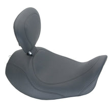 Load image into Gallery viewer, Mustang 06-17 Harley Dyna Wide Tripper Forward Solo Seat w/Driver Backrest - Black